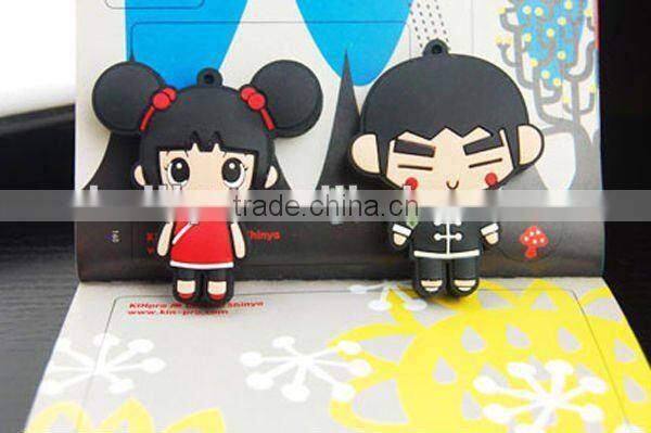 The most famous Chinese Gong fu dolls silicone USB cover