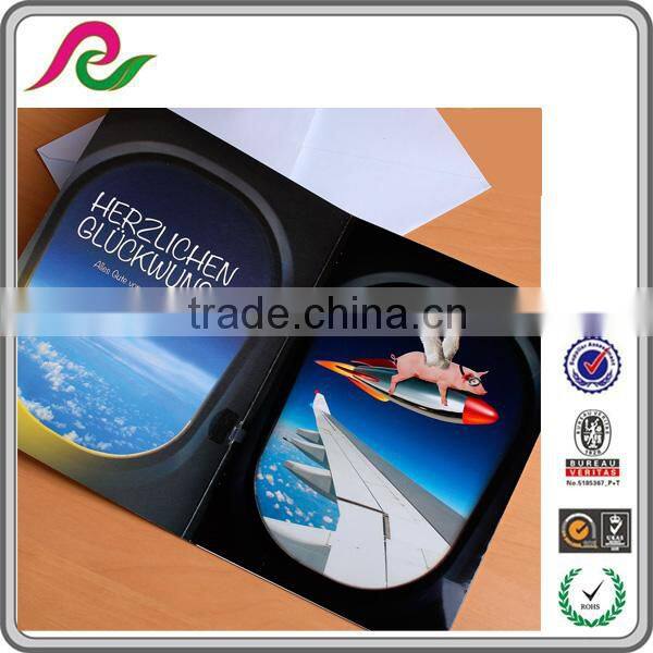 gift pack postcards musical wholesale, best wishes music card