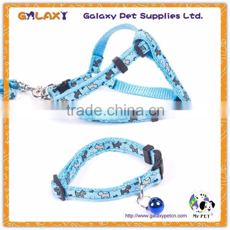 Fashionable Dog Pet Nylon Rope Nylon Collar And Leash