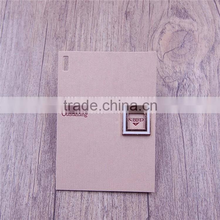 Fashion custom brown luggage paper hang tags with gold foil logo