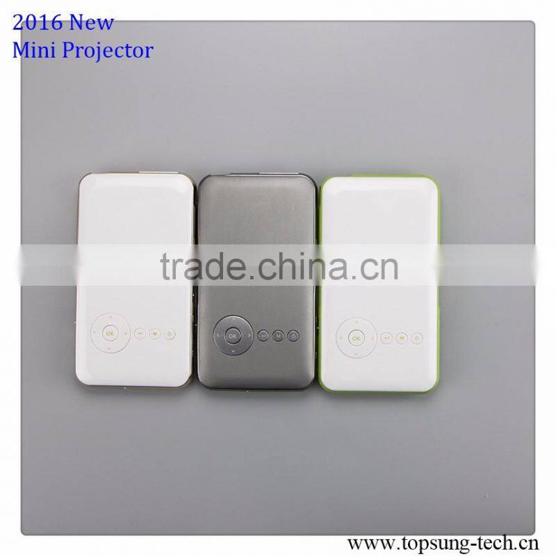 New Arrival HD 1080P pocket mini projector for mobile phone 16G RAM Home theator (Lechance)