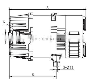 3kw 3kva alternator dynamo 230v 220v 120v with 12v dc output