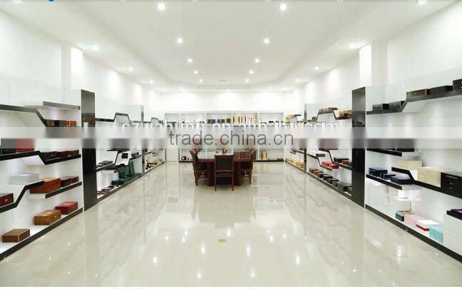 PU leather RED Led light jewelry boxes /blue LED light box for gift wholesale (WH-3718-JL)