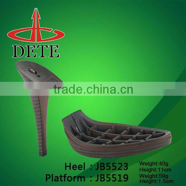 ABS plastic platform heels for shoes material made in china factory