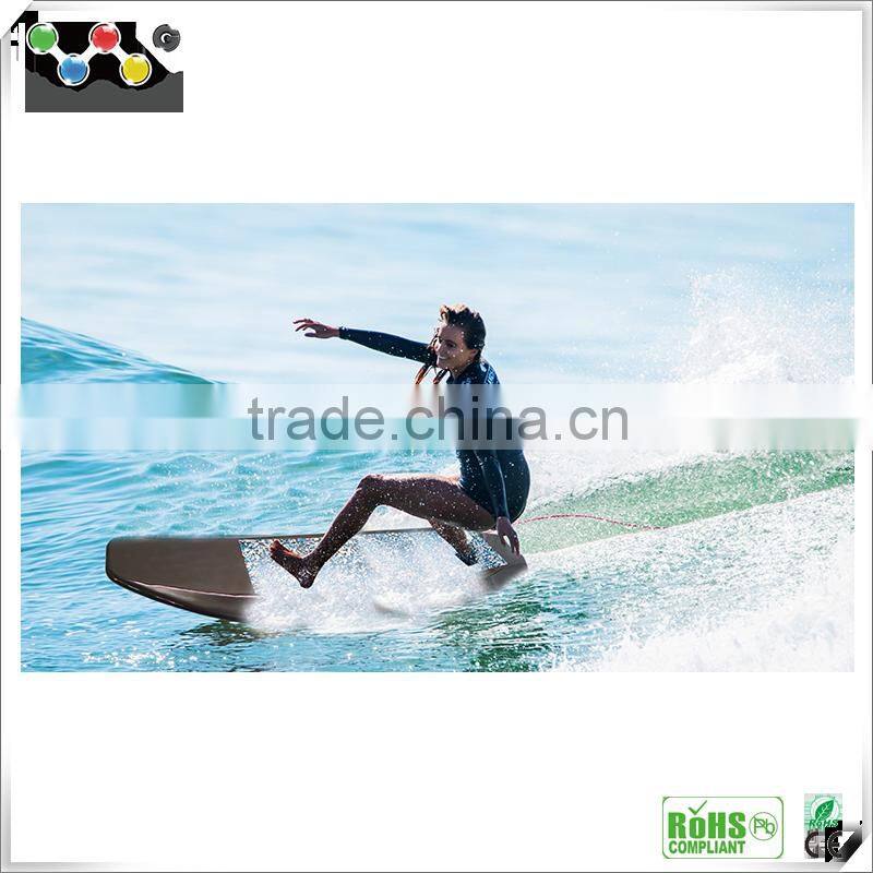 New Arrived! Strong Jet Black Remote Control Electric Surfboard Necessary For Surfing