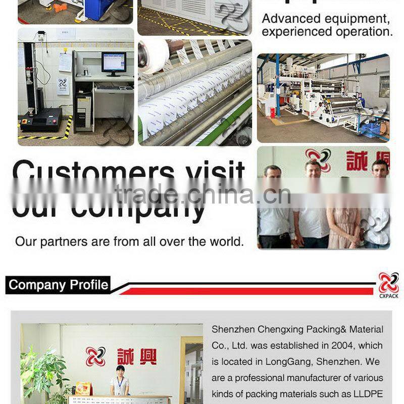 China wrap pallet colored moisture proof film