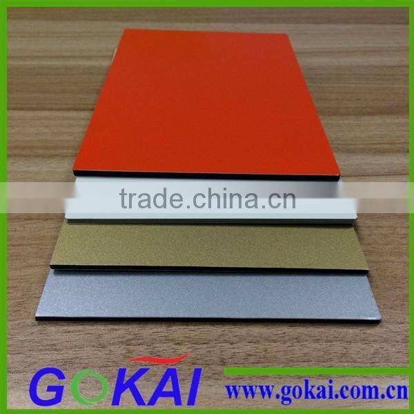 4mm/ 0.10mm One Side PE Coating Wall Decoration Use ACP