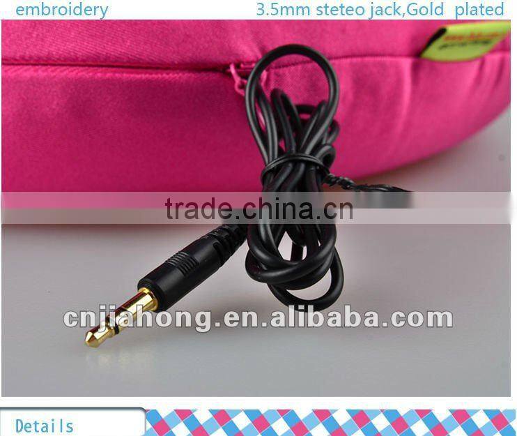 microbead MP3 travel pillow with double speakers