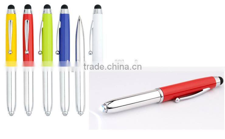 plastic brand led stylus pen