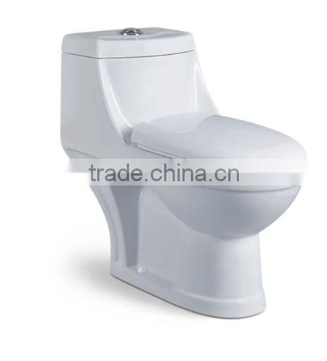 wc toilet ceramic washdown S-trap round shape one piece toilet cheap on sale sanitary ware slow down seat cover toilet Y8006