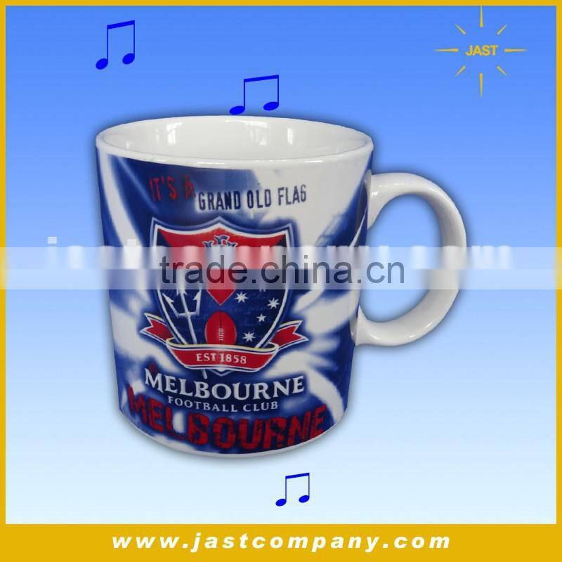 logo printed ceramic mug/city mug