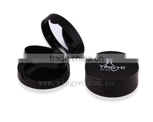 Two color empty waterproof stamping compact powder case