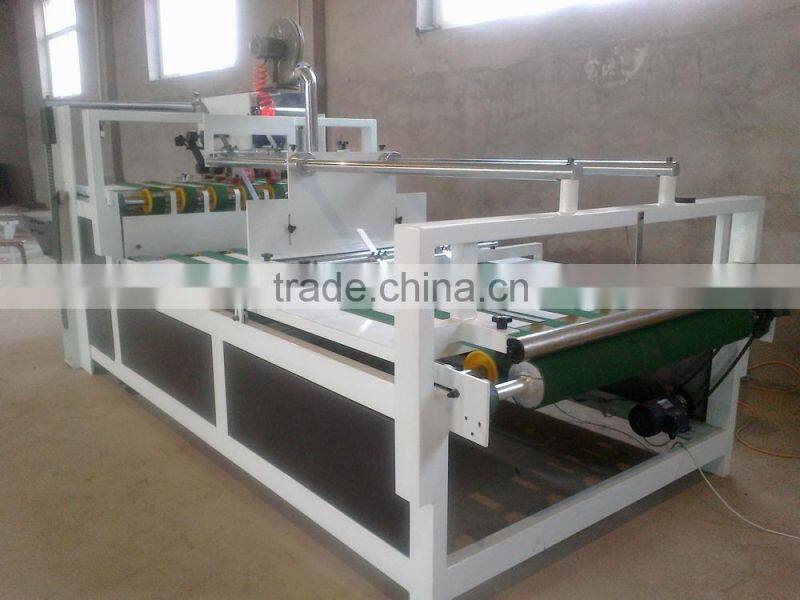 JL-1 Semi automatic folder gluer machine for corrugated carton box