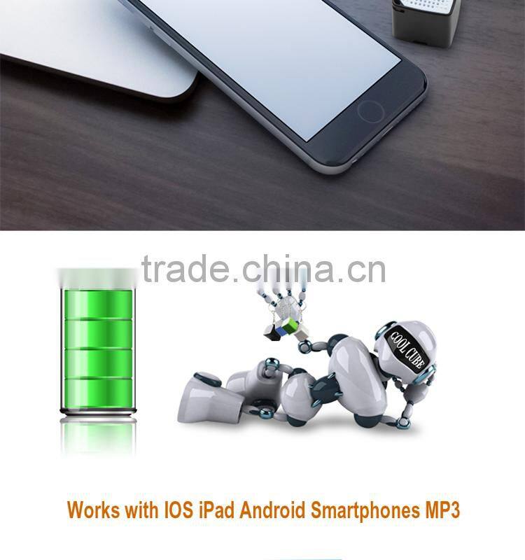 New portable high quality wireless speaker, amazing mini bluetooth speaker with logo