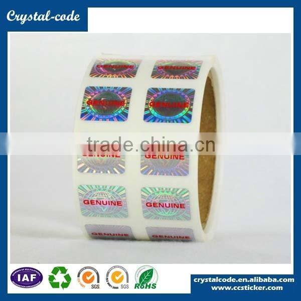 Cheap custom printed round laser hologram label