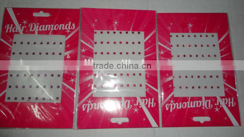 Hot sale crystal hair serum hair crystals hair bling crystal iron in hair crystals wholesale crystal hair accessories