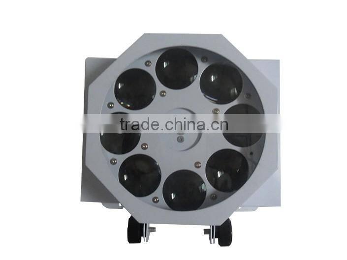 New design 8pcs import led RGBW gobo effect light for disco ktv