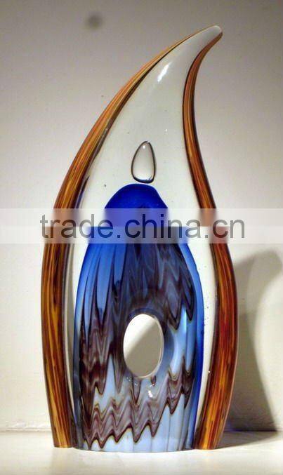 water drop glass table decoration XO-2010050A and hand made table decoration