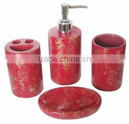 2013 fashional matching bath accessory set