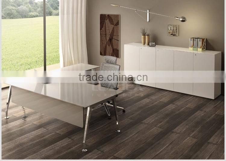 popular modern office furniture glass office desk