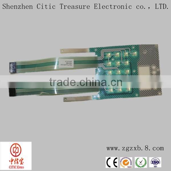 Custom carbon conductive printing flex pet circuit