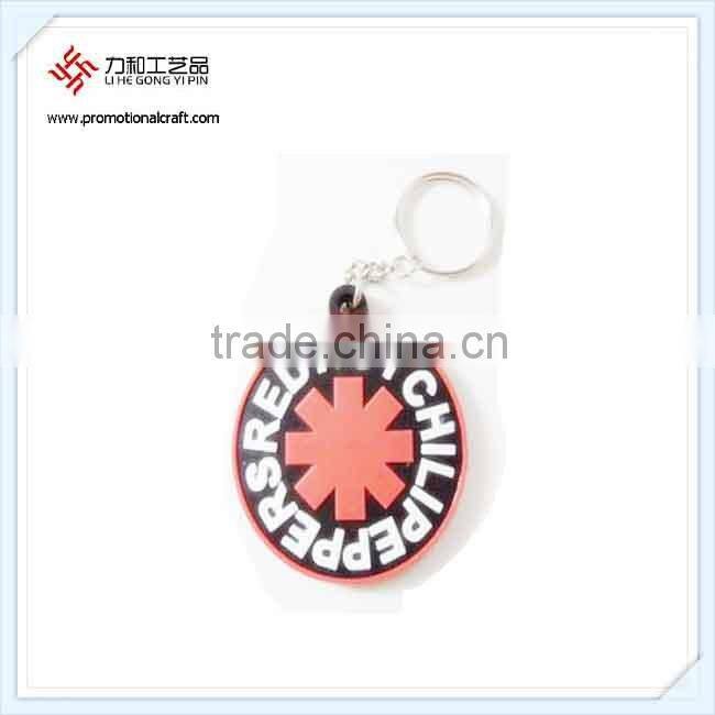 China Factory Sublimation Souvenir PVC Keychain