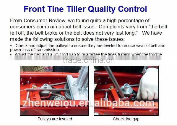 New design hot sale made in china Y3000 173cc gasoline engine front tine tiller