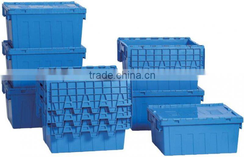 Turnover plastic tote