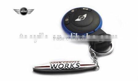 Car accessories auto parts metal keychain ring