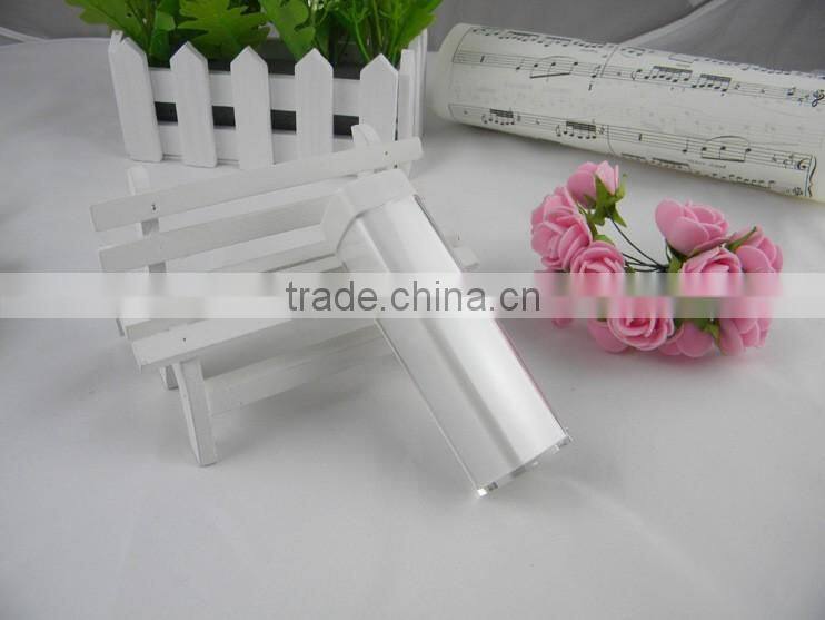 Cheapest transparent plastic lipstick power bank in Shenzhen factory