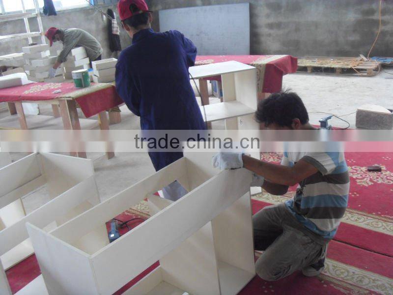 PVC MDF bathroom furniture with mirror and sidecabinetTB-9001