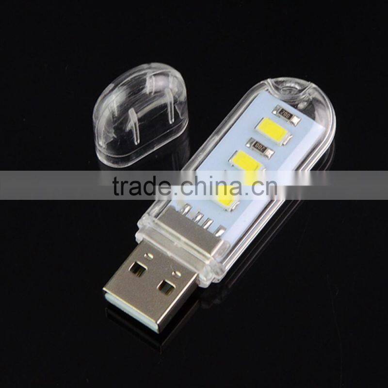 hot sales SMD5730 3 led USB LED lamp