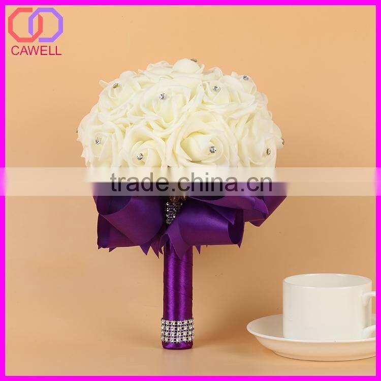 Fashion decoration new design handmade wedding bouquet bride flower