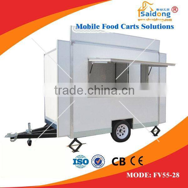 2015 Shanghai Fibreglass Food Van,Breakfast Mobile cart