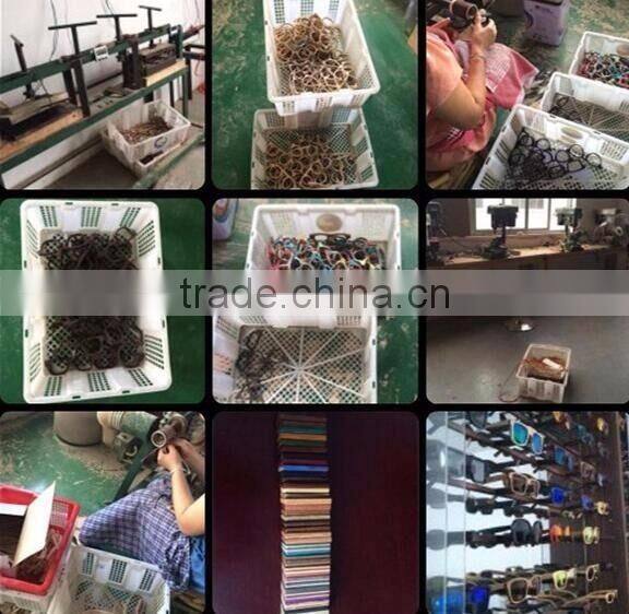 Natural custom bamboo and wood sunglasses