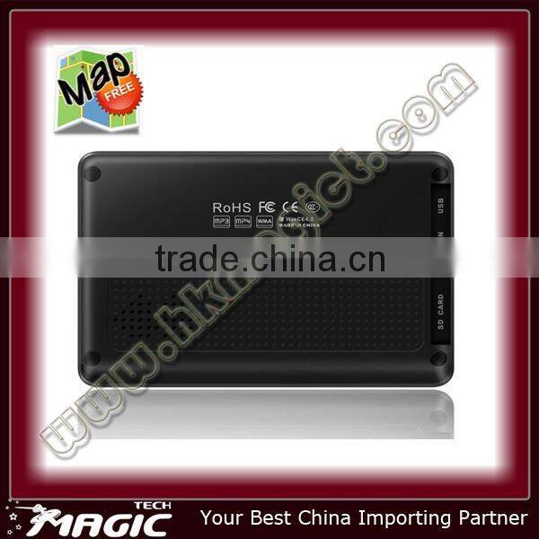 5 inch free map gps car tracker