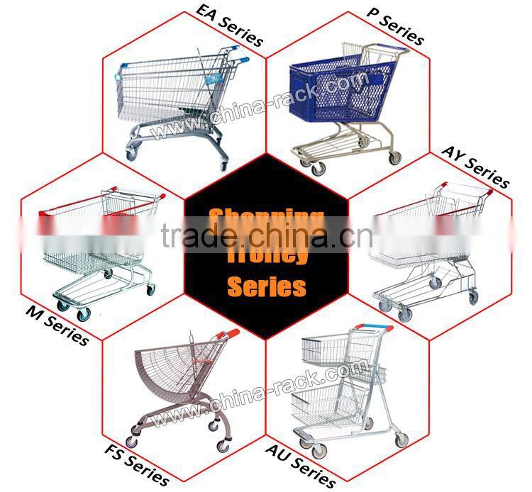 180L Metal Supermarket German Shopping Trolley