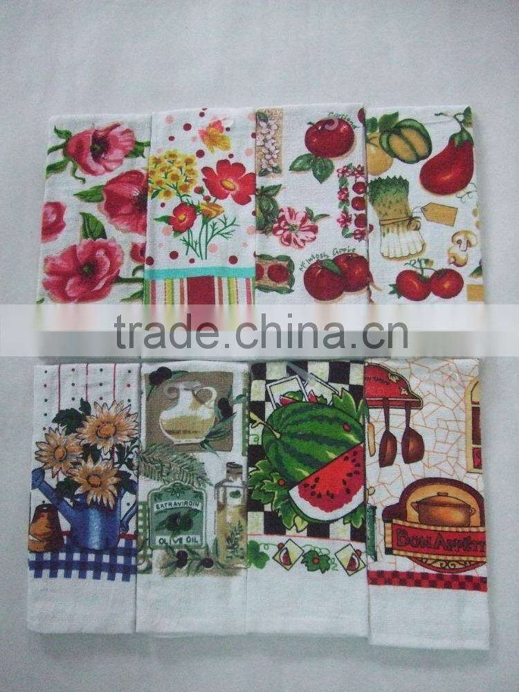 christmas design print kitchen cotton terry tea towel china supplier bulk buy from china