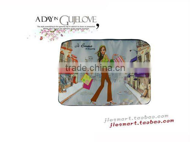 JSMART Laptop sleeve colorful shopping girl lovefoto MOQ FREE