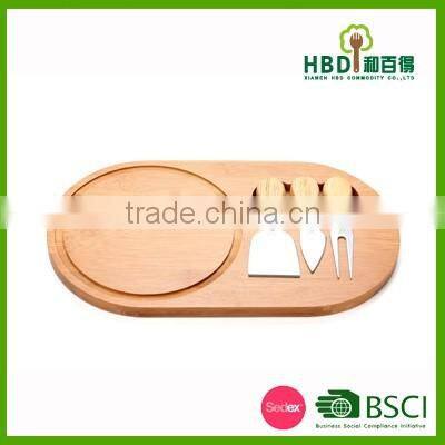 Promotional top quality 4pcs cheese cutting board set food cutting board set