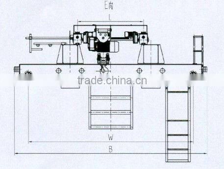 10 ton european type double girder overhead crane price