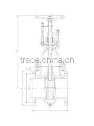 Flange marine cast iron gate valve handles