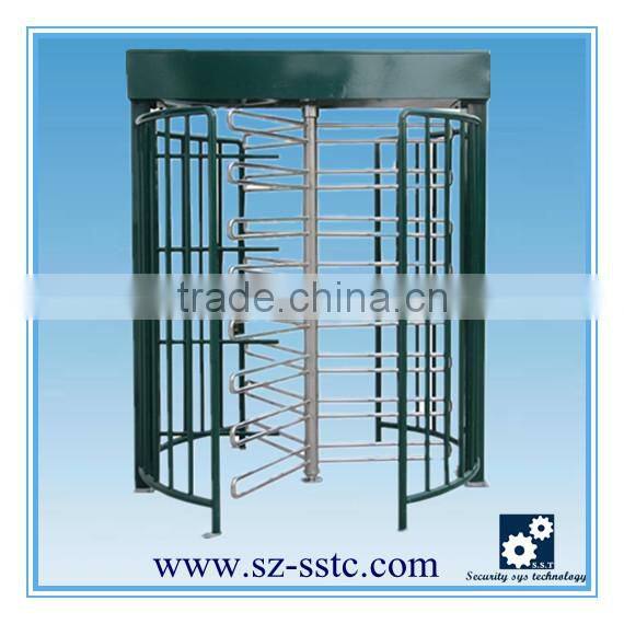 Fingerprint access 304stainless steel security half height turstile gate