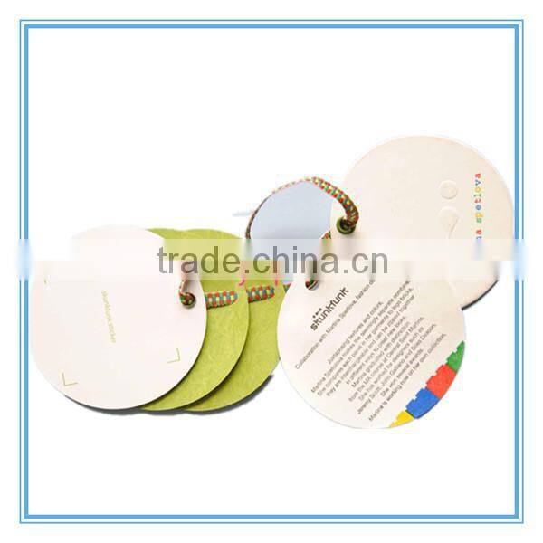 custom paper swing hang tags for garment clothes