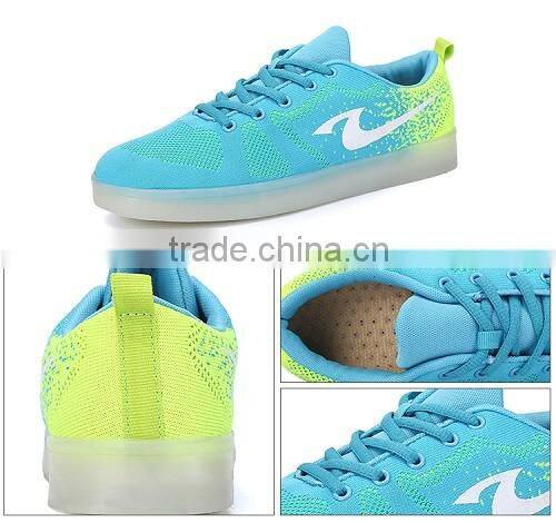 2016 New Arrival For Men Sport For Men Casual Shoe LED Light Up Shoes