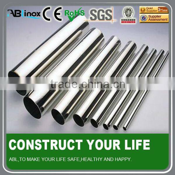 38.1 diameter stainless steel round tube/pipe