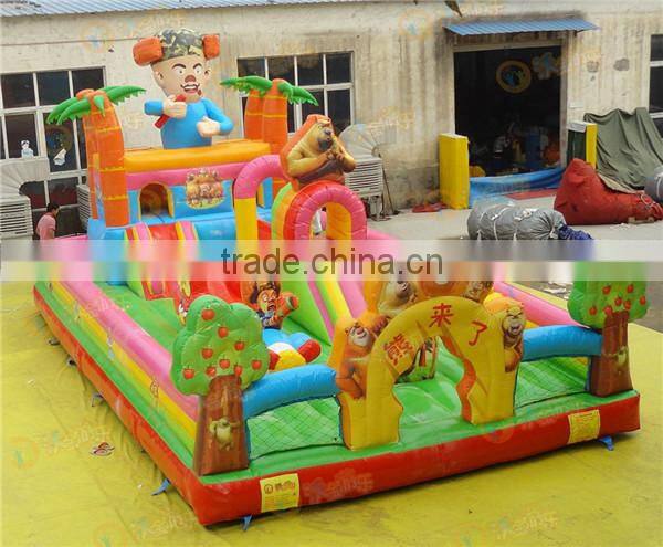 Inflatable bouncer with slide, inflatable bouncer for toddlers