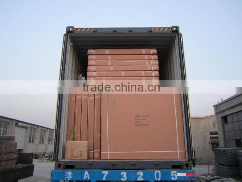 Blue color red frame table tennis table with Portable Post clip