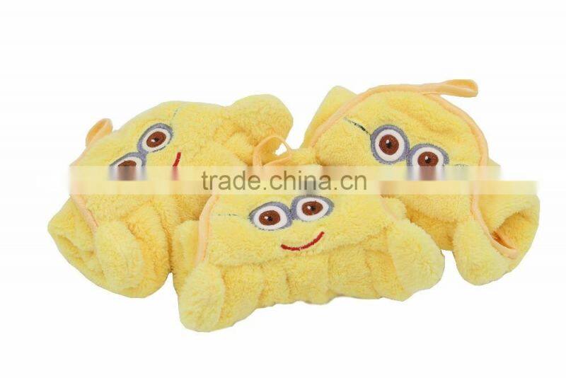 Lovely coral velvet hand drying towel