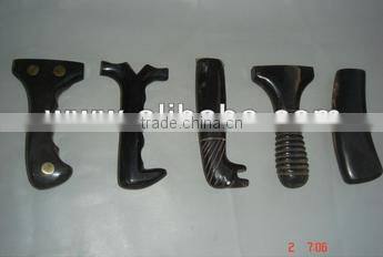 Strong and durable water buffalo horn hilt